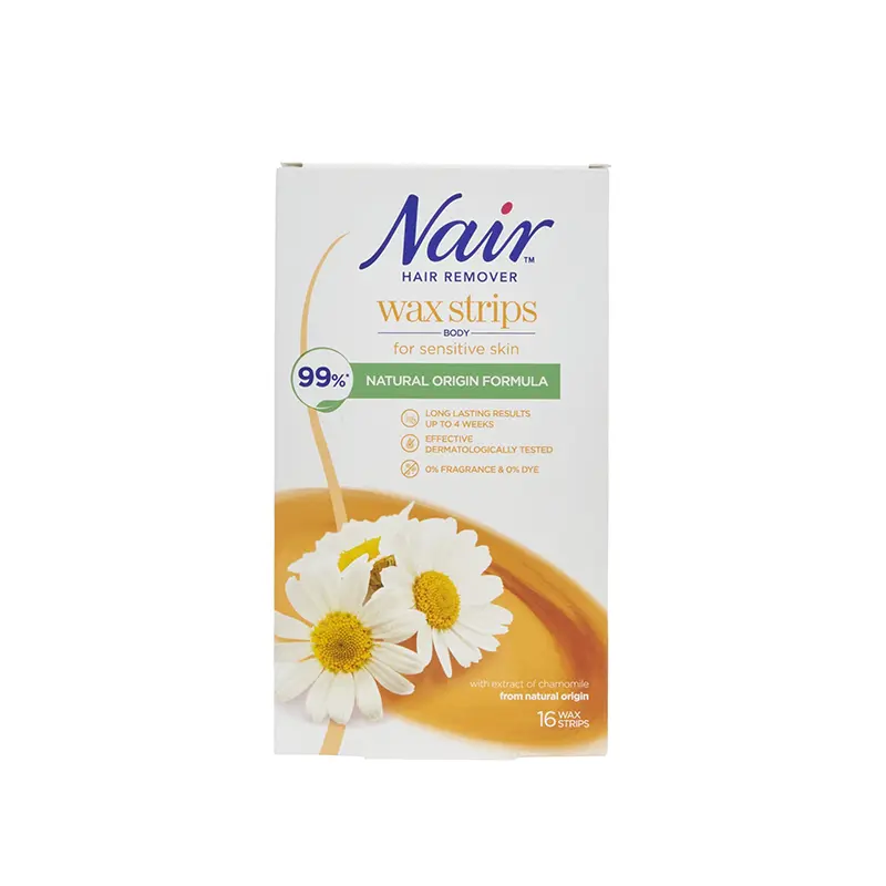 Nair Hair Remover Wax Strips Face for Sensitive Sk