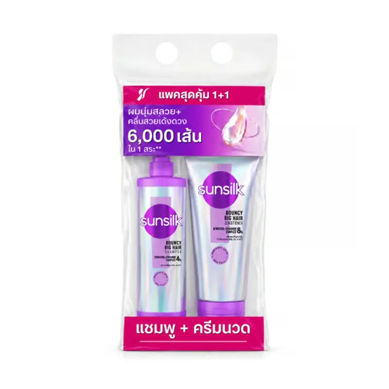 Sunsilk Bouncy Big Hair Shampoo 350ml and Conditio