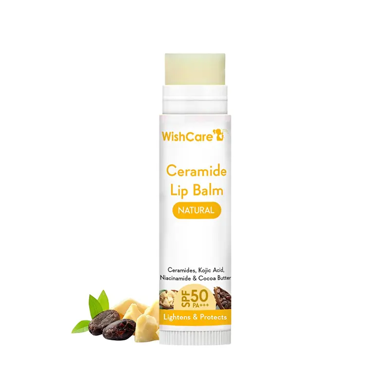 WishCare Ceramide Lip Balm Natural SPF 50 PA+++, 5