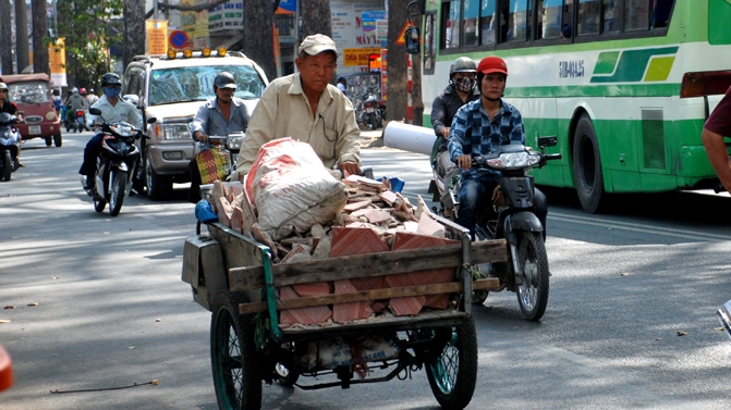 Xe thô sơ là những loại xe nào?