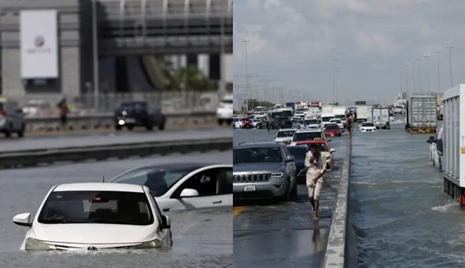 Hujan dan Banjir di Dubai