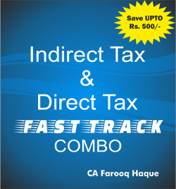 CA Final DT+ IDT Fast Track Combo by Farooq Haque