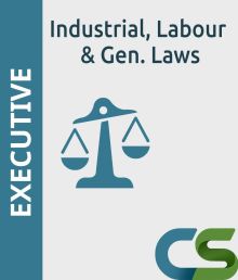 CS Executive Industrial Labour and General Laws