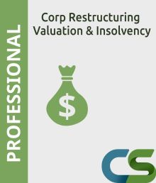 CS Professional Corporate Restructuring Valuation and Insolvency