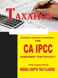 CA Intermediate | CA IPCC Taxation by Neeraj Gupta