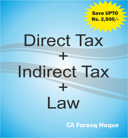 CA Final Combo Pack DT+IDT+Law Farooq haque