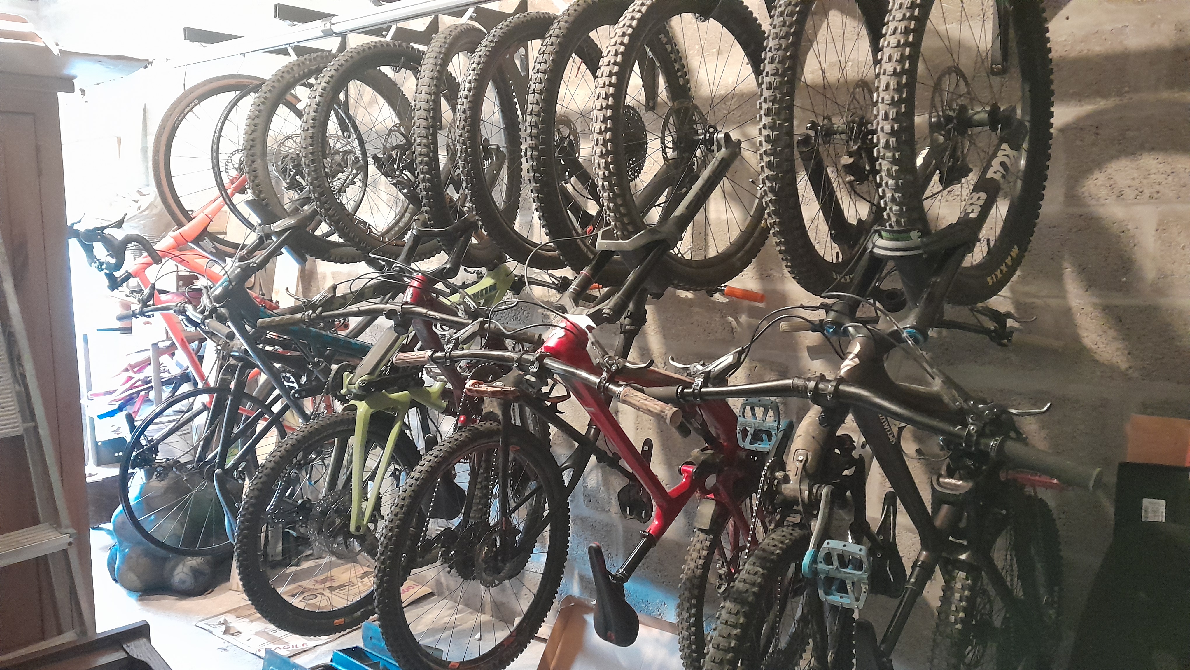 Tony's SpaceRail garage installation in Wales