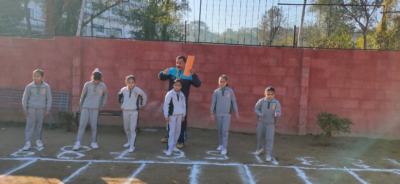 Our little masters sweating in the play field. Activities/Sports.....an integral part of education.....children gets confidence while performing in crowd.