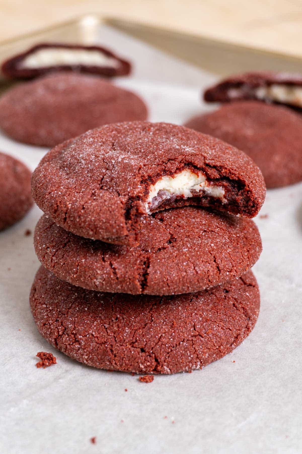 Red Velvet Filled Cookie