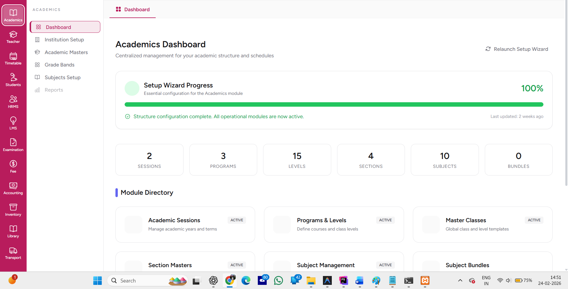 IQcampus Dashboard