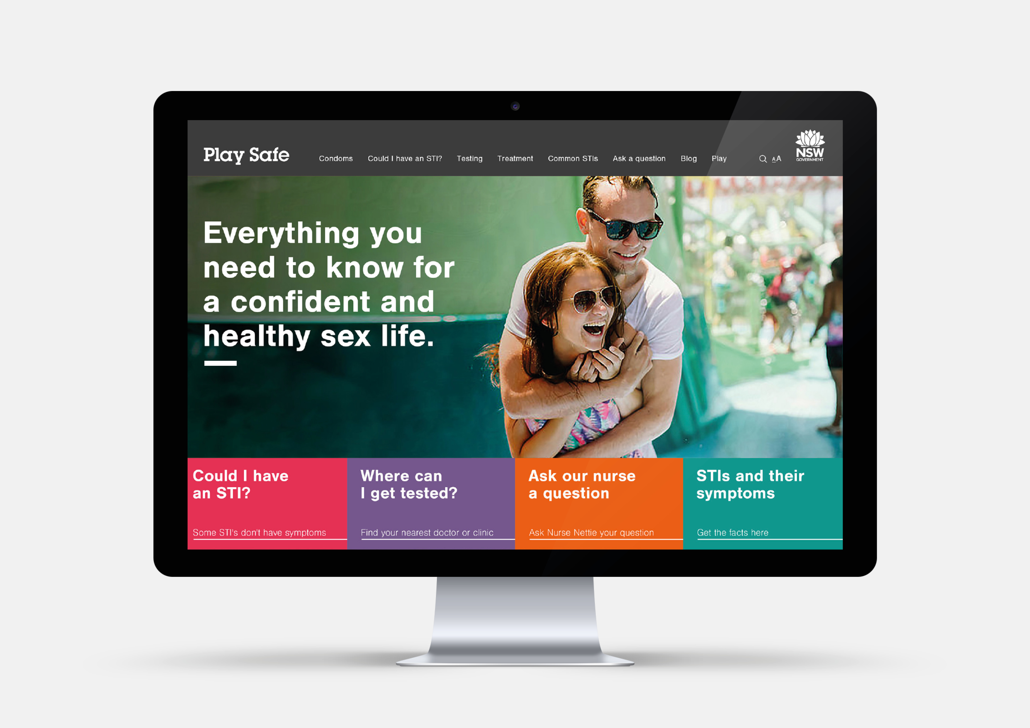 NSW Health Play Safe Website - Good Design