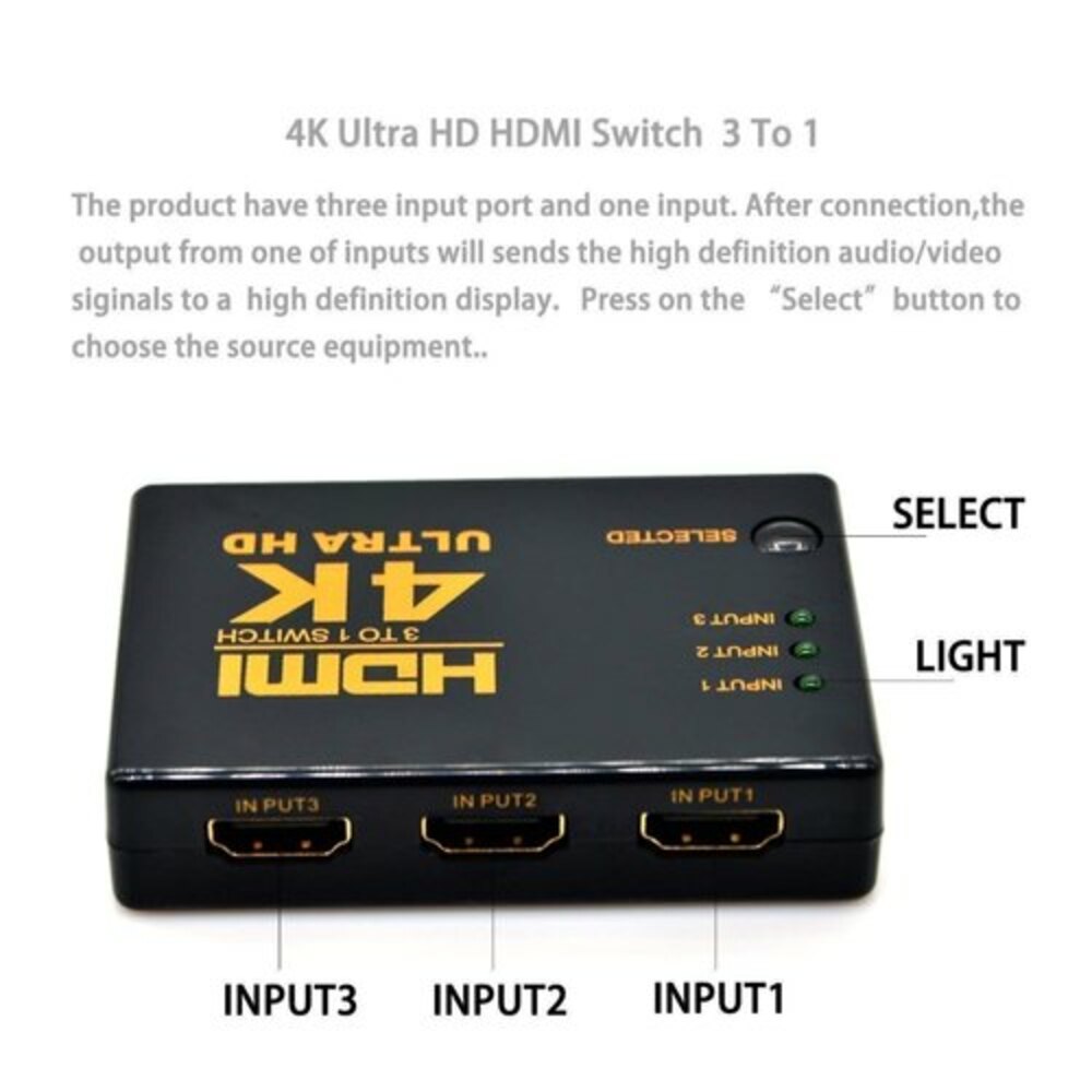 Thumb hdmi switch splitter 3 ports with remote control 3 port hdmi switch box hdmi splitter 500x500