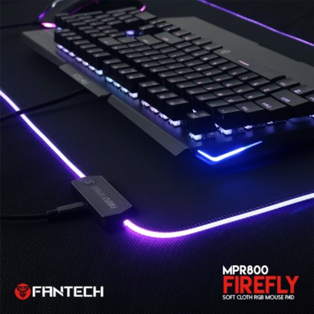 Thumb fantech mpr800 firefly rgb gaming mouse pad