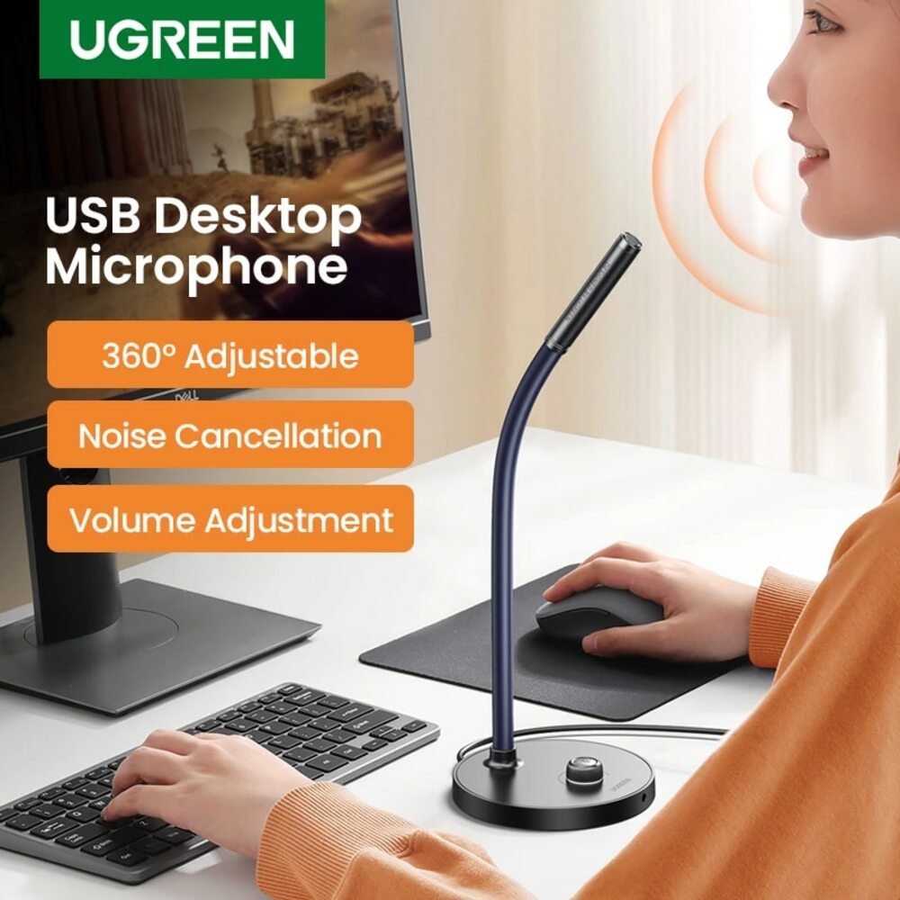 Thumb ugreen usb microphone desktop computer pc mic for youtube streaming podcasting gaming mic for mac windows.jpg q90.jpg 