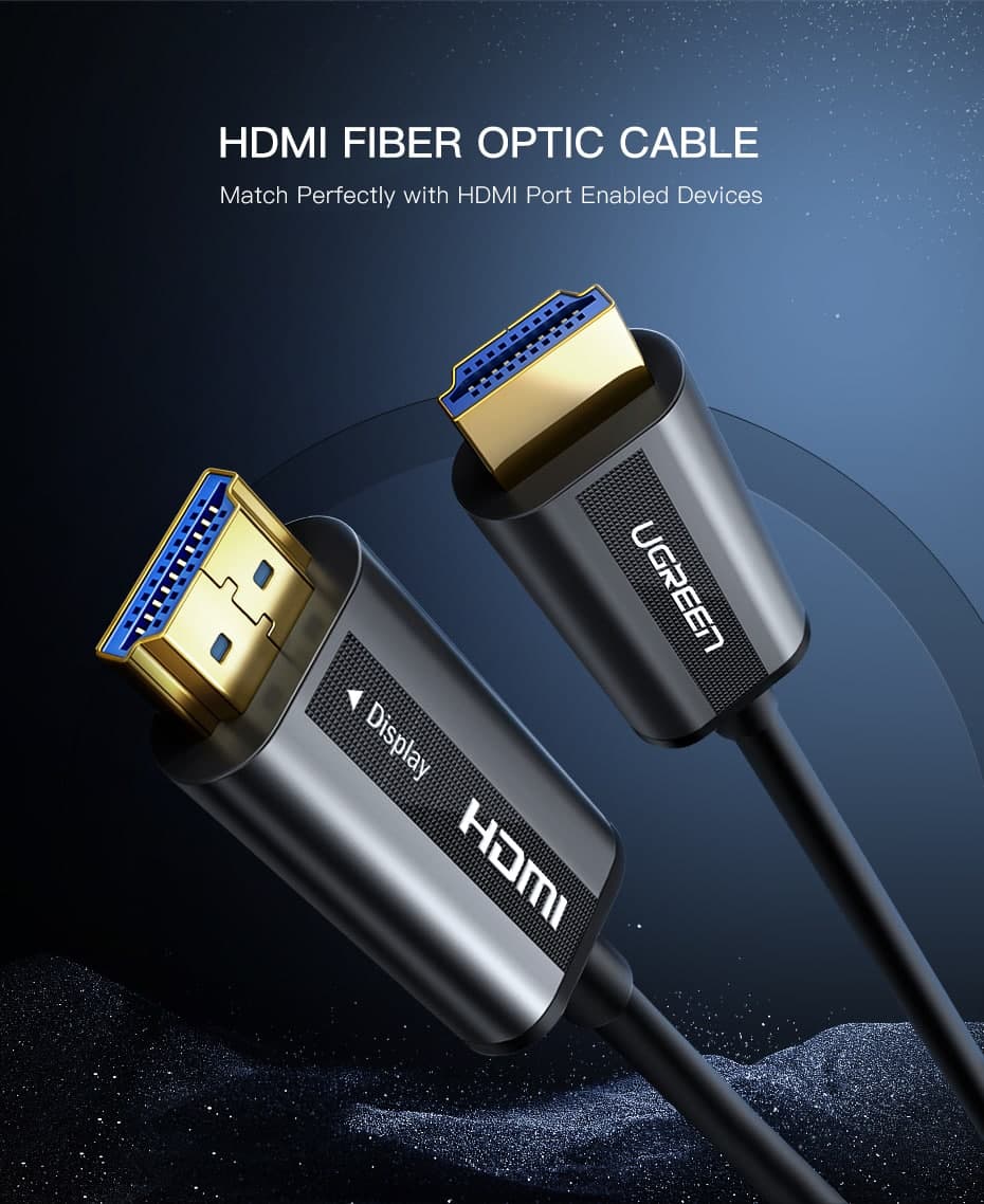Chuor Meng Kourng | UGREEN HDMI 2.0 Zinc Alloy Optical Fiber Cable 30m 50217