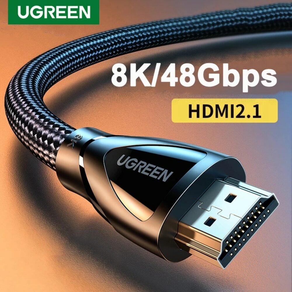 Thumb ugreen 8k 60hz hdmi 2 1 cable 4k 120hz digital video 48gbps hdmi to hdmi cable.jpg q90.jpg 