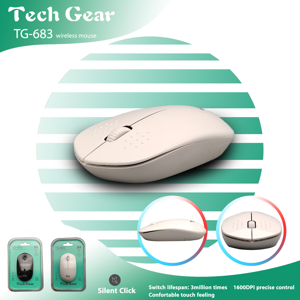 Thumb techgear mouse white