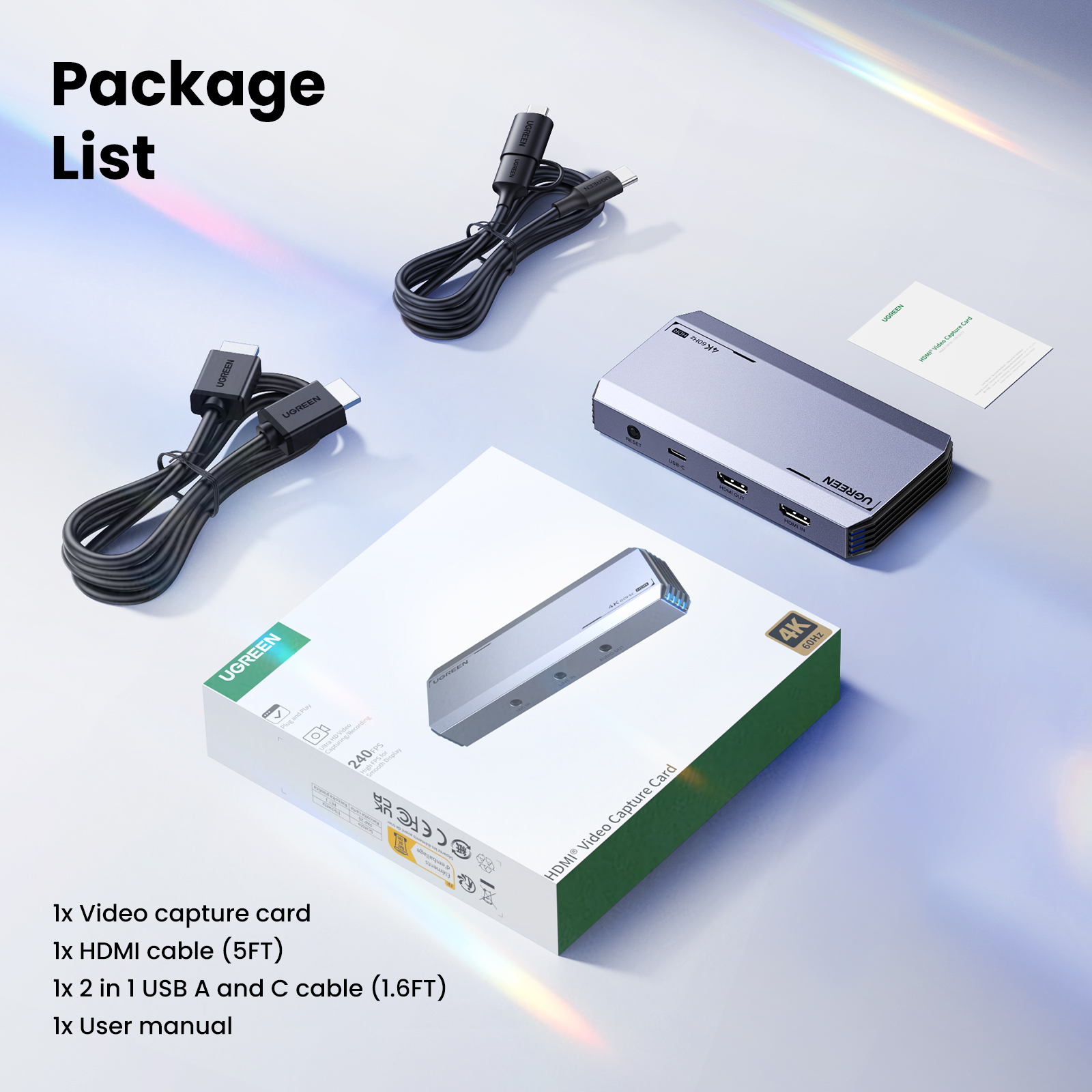 UGREEN HDMI Video Capture Card 60Hz キャプボ Amazon.com: UGREEN 4K@60Hz Capture Card, Ultra HD HDMI Video