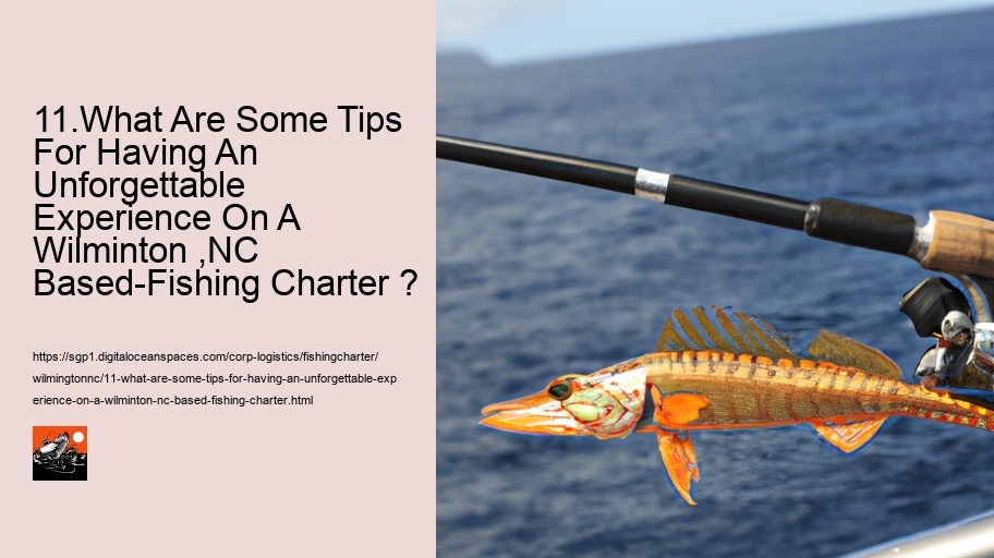 11.What Are Some Tips For Having An Unforgettable Experience On A Wilminton ,NC Based-Fishing Charter ?  