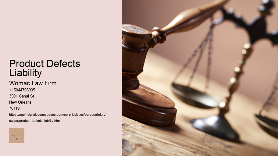 Product Defects Liability