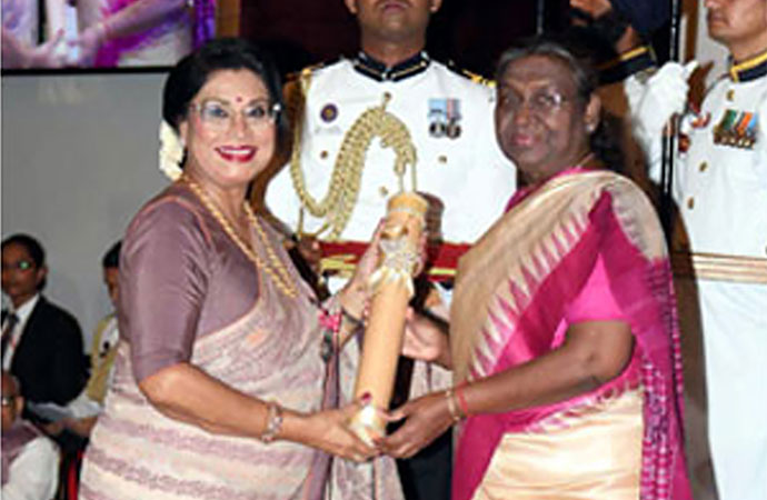 Rezwana Chowdhury Bannya receives Padma Shri Award