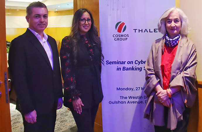 Cosmos Group hosts seminar on cybersecurity in banking sector with Thales
