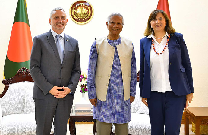 ‘European Union with you’: Pampaloni tells Prof Yunus