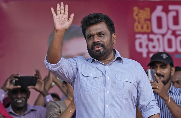 Marxist lawmaker Anura Kumara Dissanayake won Sri Lanka’s presidential election