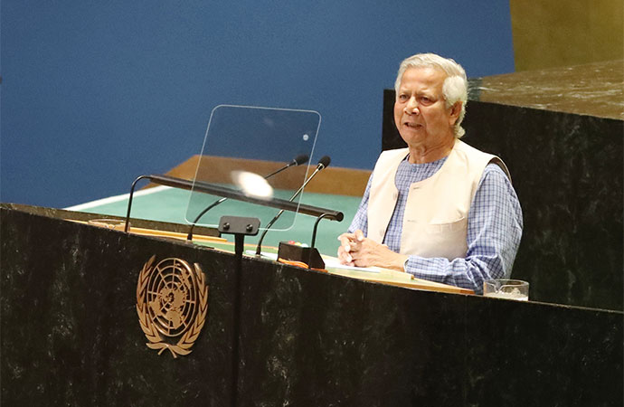 Engage with ‘new Bangladesh’ anew that aims to realise freedom, democracy: Prof Yunus urges global leaders at UNGA