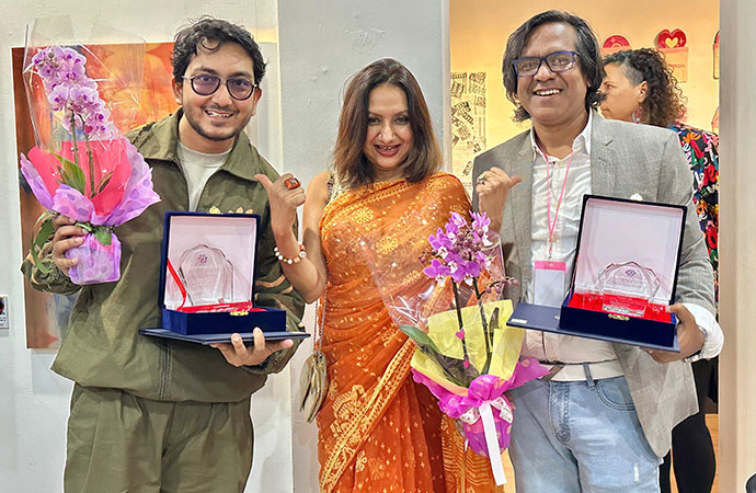 Remarkable achievement for Bangladeshi artists at the 10th Geoje International Art Festival, South Korea