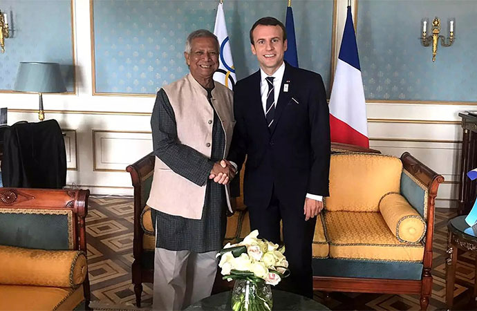 French President extends full support to Prof Yunus-led interim govt to strengthen ties