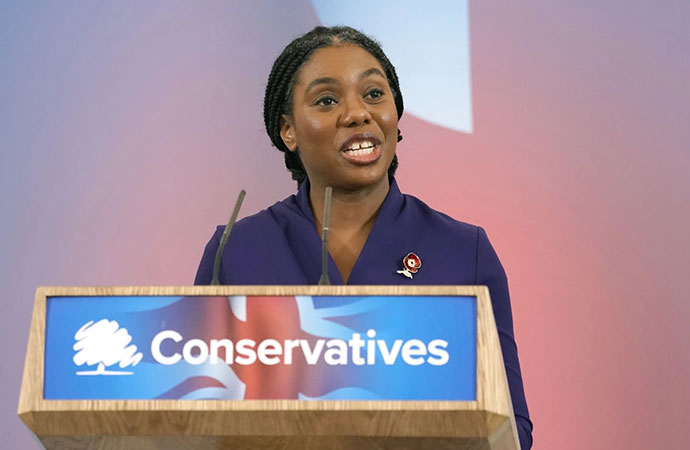 Kemi Badenoch vowed to renew the Conservative Party