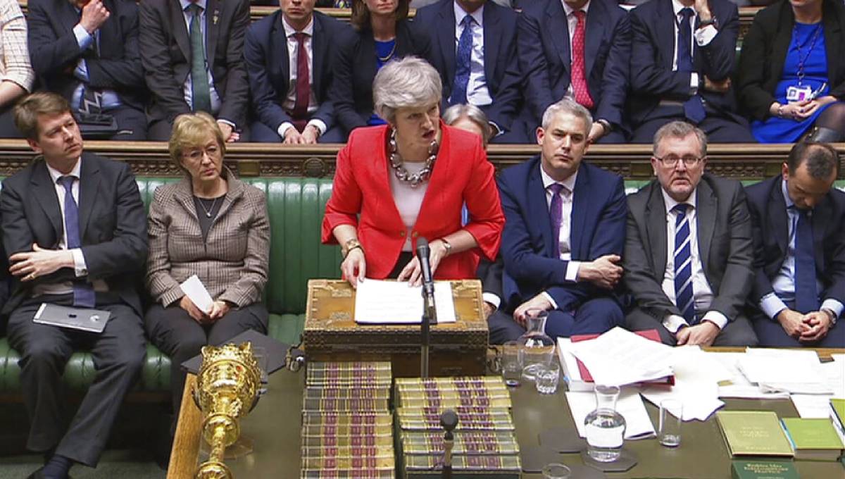 May Day: UK Parliament rejects prime minister's Brexit deal
