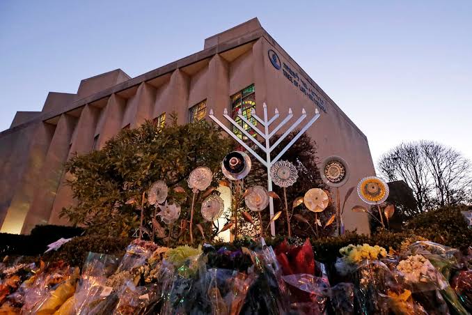  synagogue shooting ,  One-year commemoration 