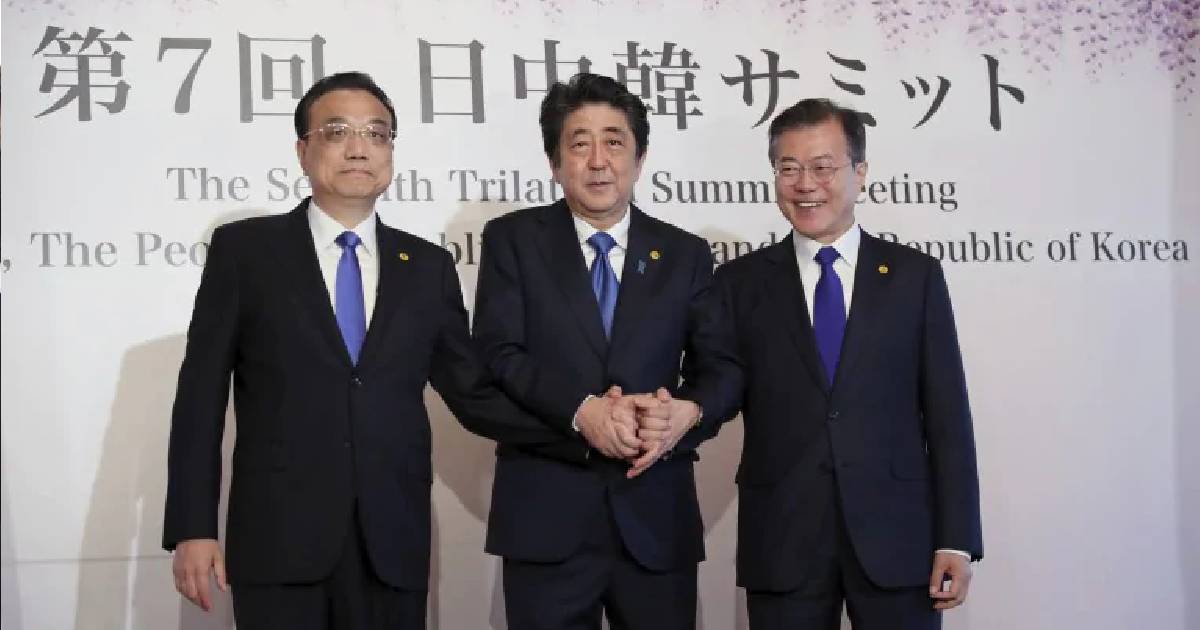  trilateral summit ,  Economic cooperation ,  China, South Korea, Japan 