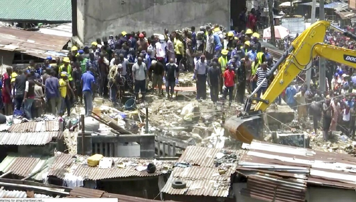 School building collapses in Nigeria with scores said inside
