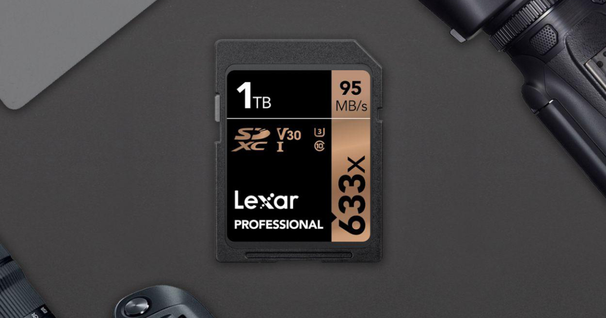Lexar Professional 633x 1 Tb Sd Card Declares Groundbreaking Storage Capacity