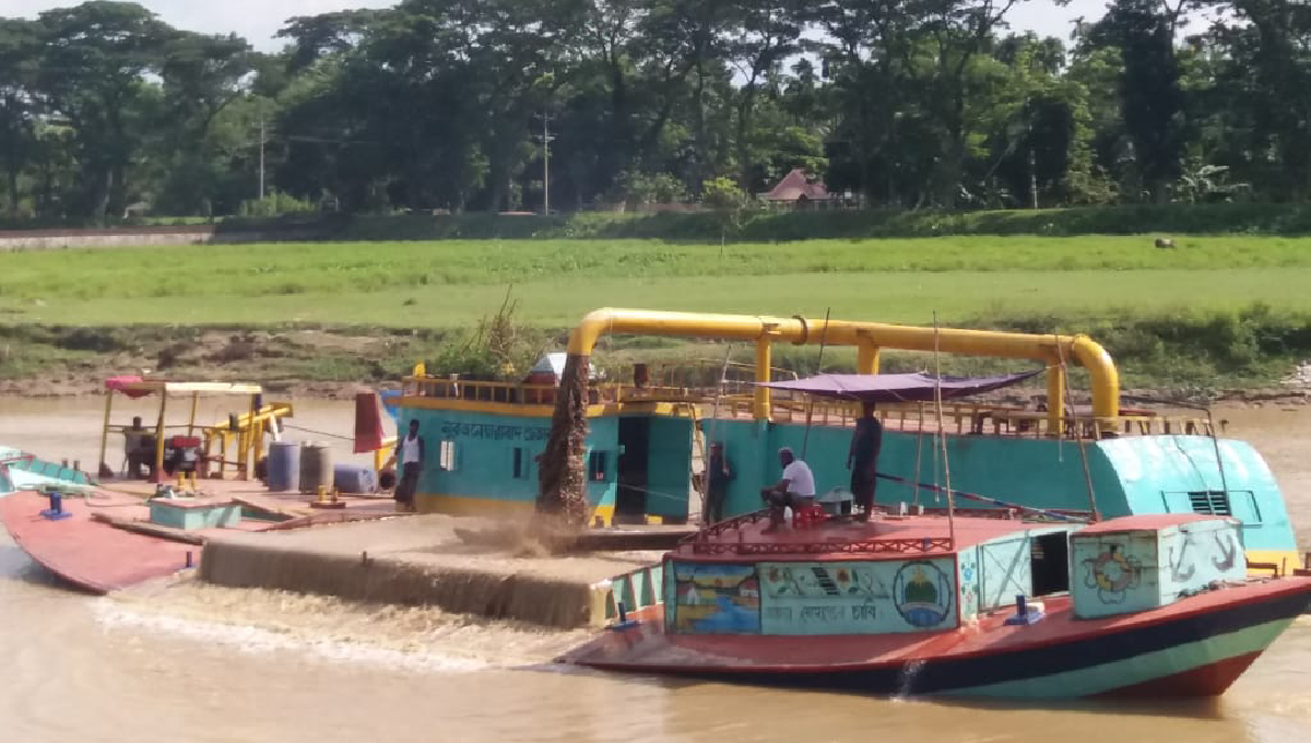 Sand lifting in Moulvibazar continues without let-up