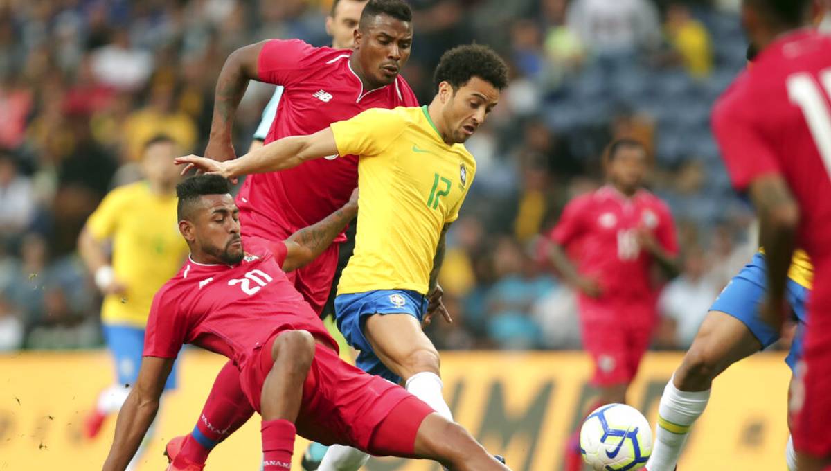 Brazil held by Panama to 1-1 in friendly played in Portugal