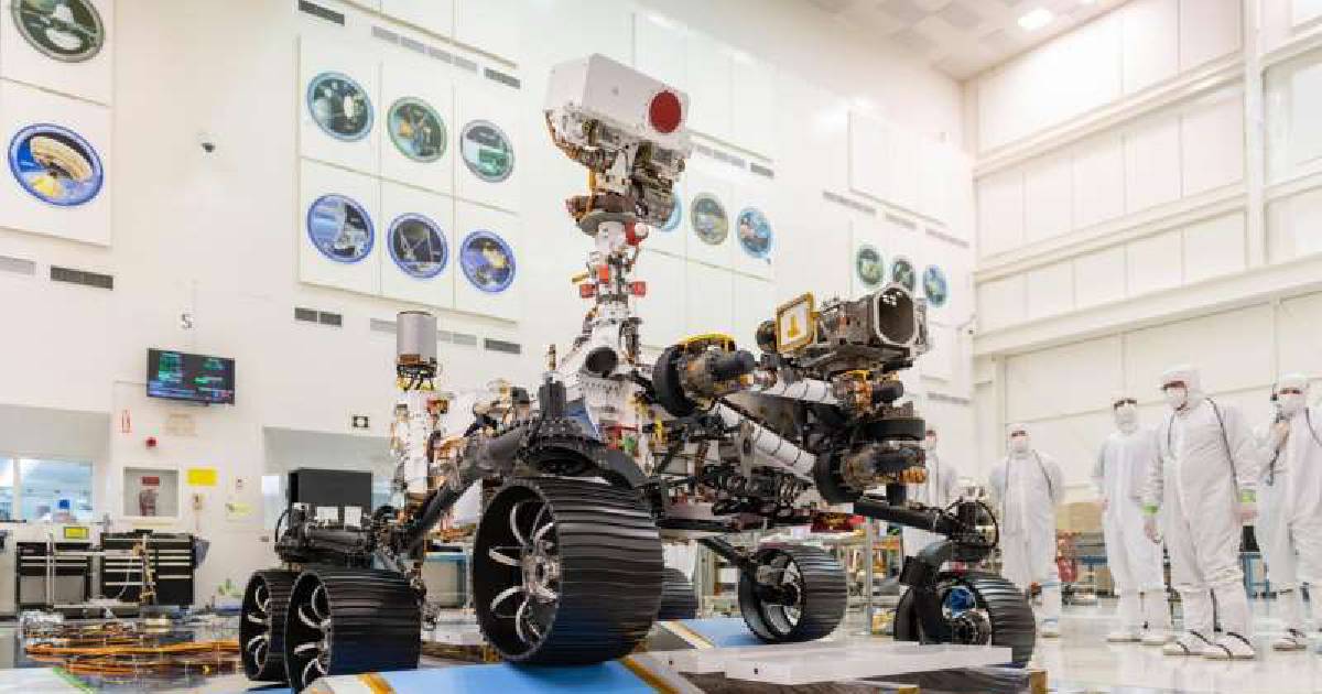  NASA's Mars 2020 ,  driving test 