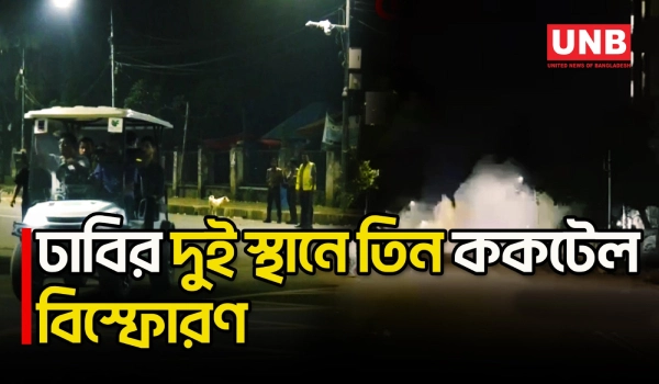 ঢাকা বিশ্ববিদ্যালয়ে তিনটি ককটেল বিস্ফোরণের প্রতিবাদে বিক্ষোভ করেছে ছাত্রদল | DU Explosion | UNB