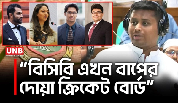 সংসদে বিসিবিকে বাপের দোয়া ক্রিকেট বোর্ড আখ্যা দিলেন হাসনাত আব্দুল্লাহ | Hasnat Abdullah on BCB | UNB