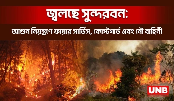 জ্বলছে সুন্দরবন:আগুন নিয়ন্ত্রণে ফায়ার সার্ভিস, কোস্টগার্ড এবং নৌ বাহিনী | | Sundarbans Fire | UNB