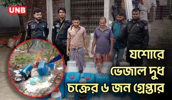যশোরে ভেজাল দুধ কারখানায় অভিযান, ৬ জনের কারাদণ্ড | Fake Milk in Jashore | UNB