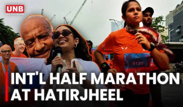 International Half Marathon 'One Run' Held at Dhaka's Hatirjheel, 1000+ Runners Take Part | UNB