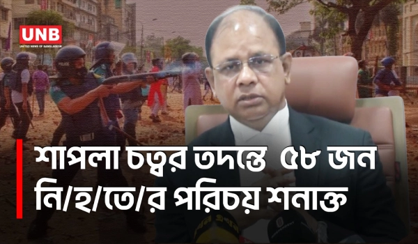শাপলা চত্বর ঘটনার তদন্তে ৫৮ জন নি/হ/তে/র পরিচয় শনাক্ত, জানালেন চিফ প্রসিকিউটর | Shapla Chattar | UNB