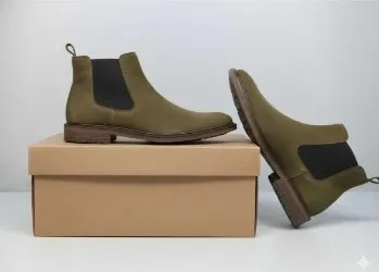 Suede Chelsea Boot | Yorktown Design | Full Grain Construction | MOQ 500 Pairs | Size 6-10