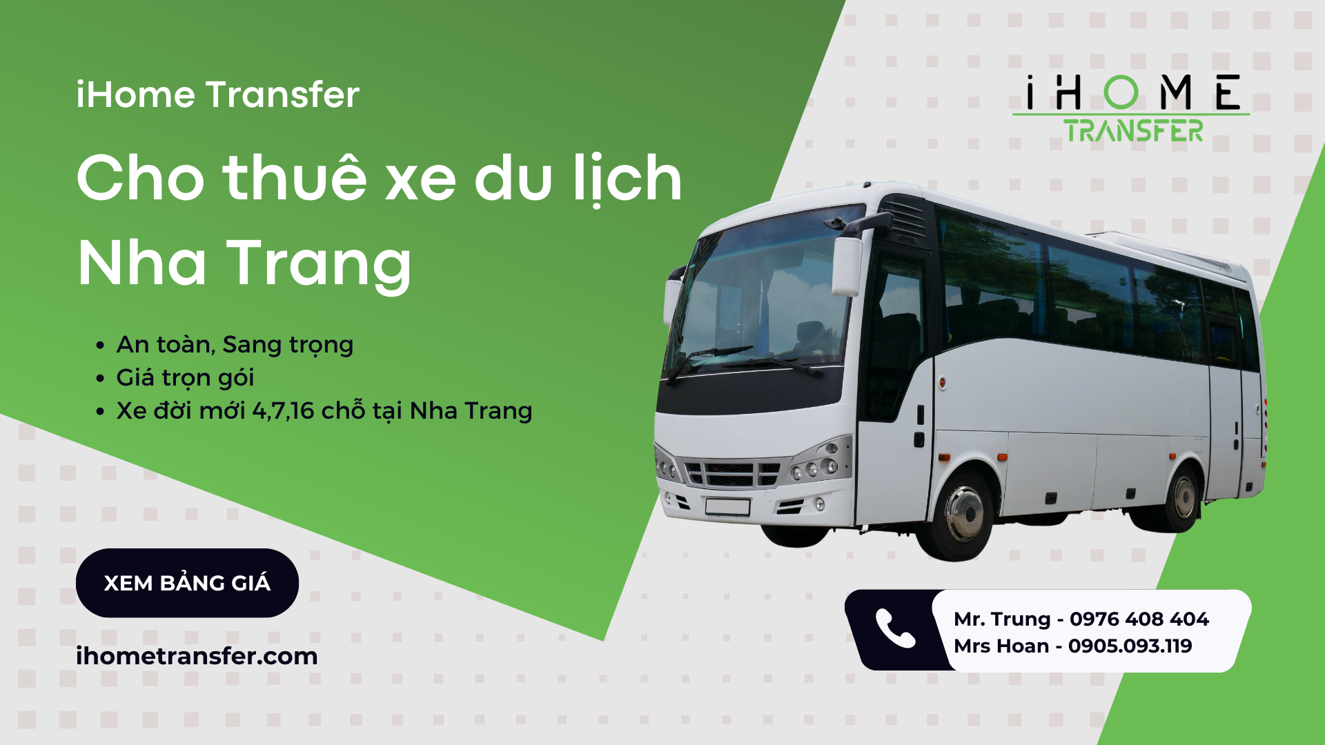 Ihome Transfer - thuê xe Nha Trang