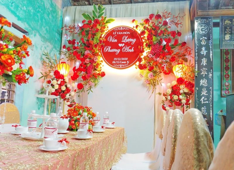Trang trí tiệc cưới Phú Yên
