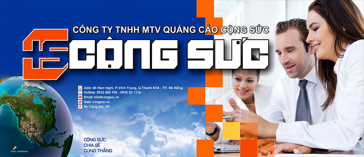 Công Ty TNHH MTV Quảng Cáo Cộng Sức - 85 Hàm Nghi – Tầng 4, Thanh Khê, Đà Nẵng